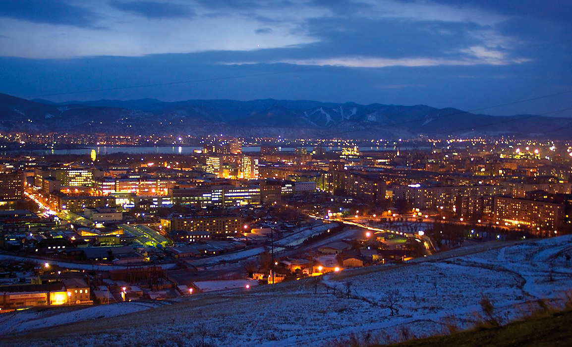 Evening in Siberia, Krasnoyarsk